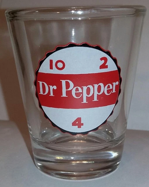 Dr Pepper 10 2 4  1 1/2 oz. Shot Glass #1