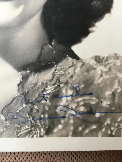 Deanna Durbin ( Autographe 0riginal) 2