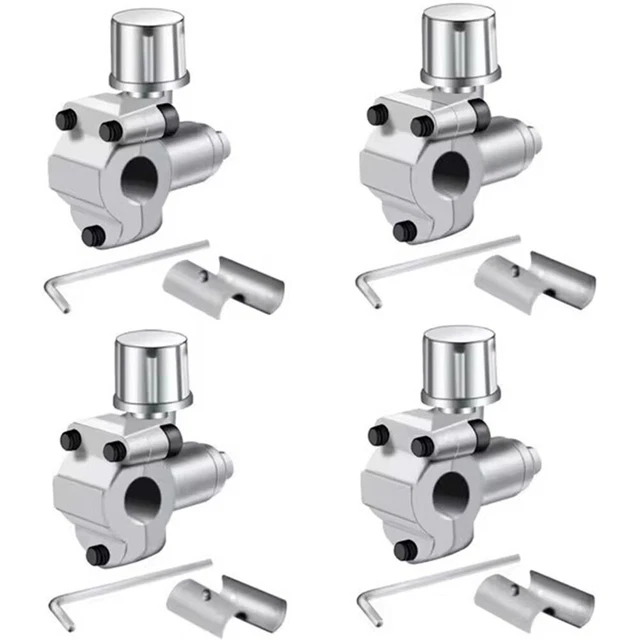 Vanne à Bille Industrielle BPV31 - 1,5 Cm à 8,9 Cm - Pour Tuyauterie - Argent