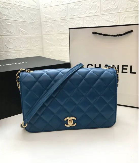 Chanel Reissue Navy Blue - Designer WishBags