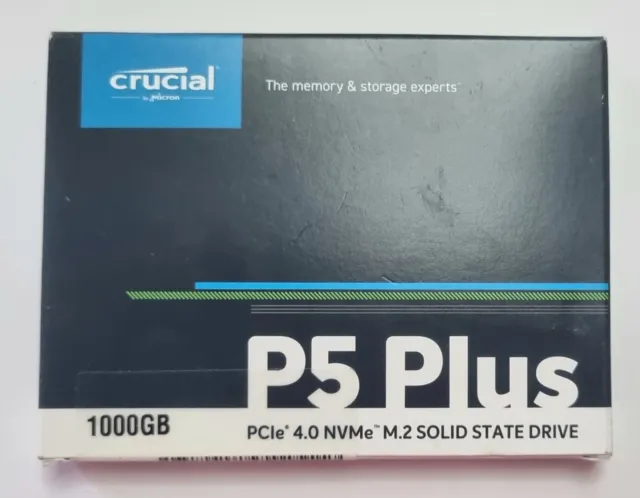 CRUCIAL - Disque SSD Interne P5 Plus 1To M.2 PCIe Gen4 NVMe CT1000P5PSSD8