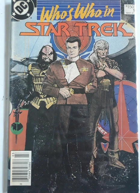 dc comics whos who in star trek #1 mar 1987 (W)