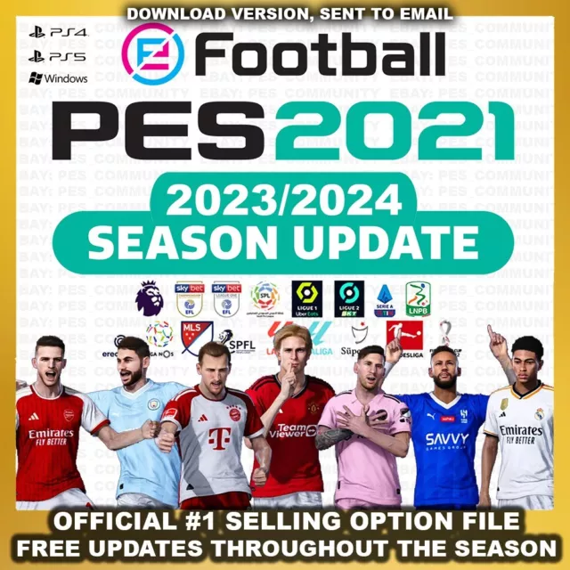 PES 2021 Option File - **23/24 SEASON WINTER TRANSFERS AND KITS *PC, PS4, PS5