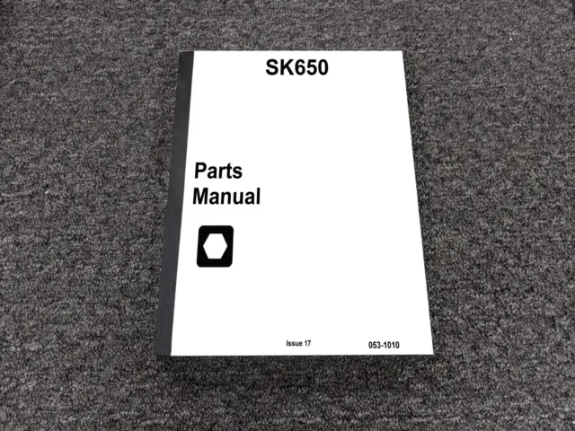 Ditch Witch SK650 Mini Skid Steer Loader Parts Catalog Manual 053-1010