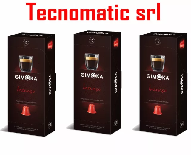 200 Cialde Capsule caffè Gimoka INTENSO Espresso compatibili NESPRESSO PIXIE