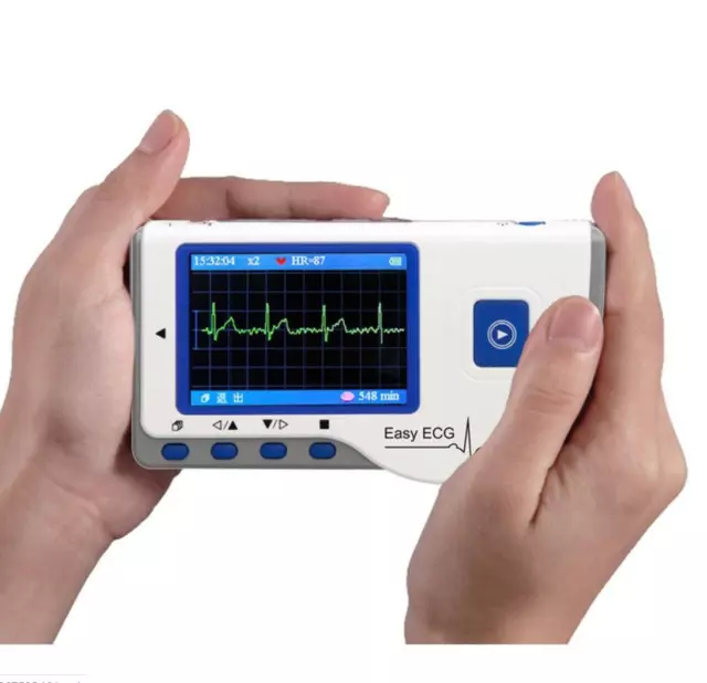 PC-80B Handheld ECG Monitor Portable EKG Monitor Color LCD Patient Monitor 2