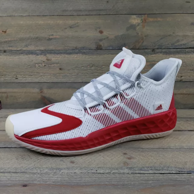 ADIDAS SM PRO Boost Low Men's Basketball Shoes Sneakers White Red Sz 14 ...