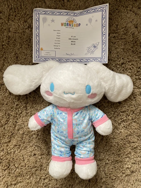 Build A Bear Workshop Sanrio Cinnamoroll Plush W Sleeper Bnwt Hello