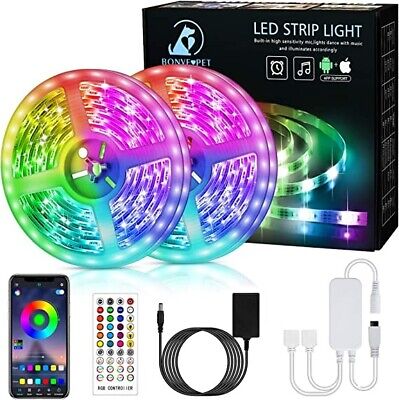 Striscia LED 5m,RGB Colorati Luci Strisce LED con 24 Tasti Telecomando IR