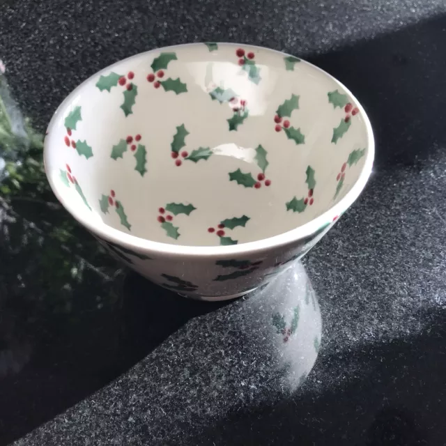 Emma Bridgewater Collectors Tiny Holly Small Old Christmas Bowl