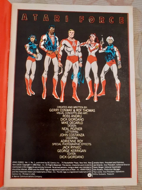 Atari 2600 Atari Force # 1 DC Comics Mini Comic Book (Vintage 1982) Gerry Conway 2