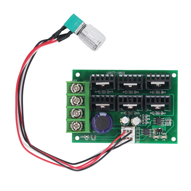 Module De Contrôle De Vitesse De Moteur 20A DC Régulateur De Moteur PWM DC12