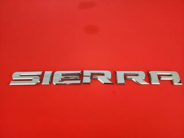 2007-2018 Gmc Sierra Side Left Right Emblem Badge Symbol Chrome Oem Sign 2008