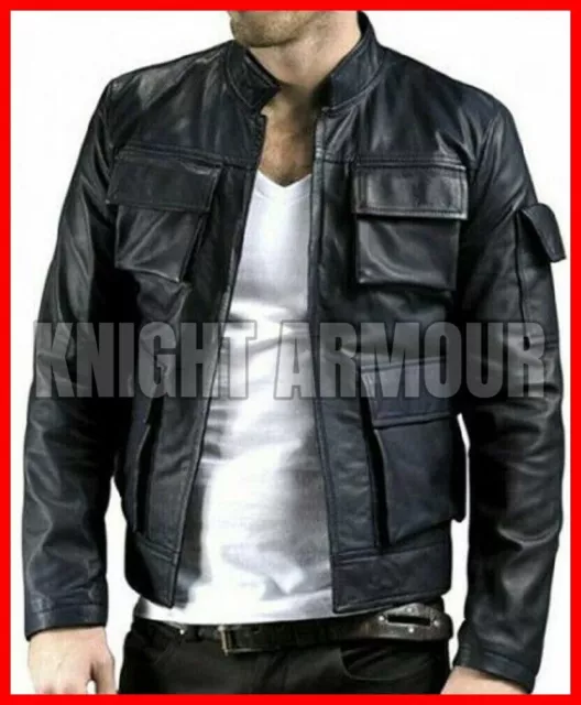 Han Solo Empire Strikes Back Star Wars Jacket Genuine Leather Halloween Jacket