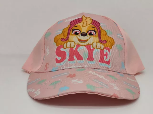 PAW Patrol Mädchen Baseballcap Mütze Basecap Capi Kappe Skye Rosa 100% Polyester