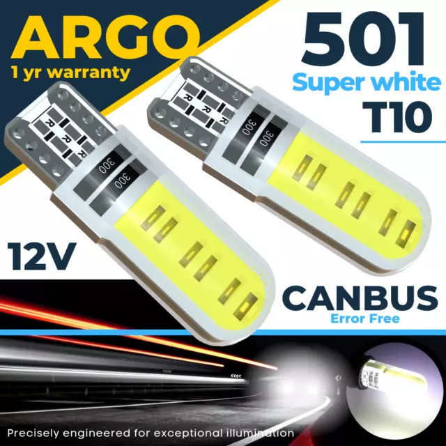 Para Opel Zafira Mk1 Mk2 a B Luz Lateral LED Xenón Blanco 1998-2014 Bulbos 12v