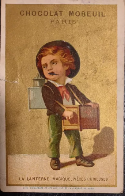 Rare Chromo Lanterne Magique Pré Cinema