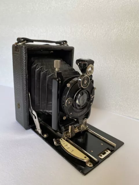 Fotocamera a disco Busch ""Ageb II"", 6,5x9,1926, funzionante, molto ben conservata