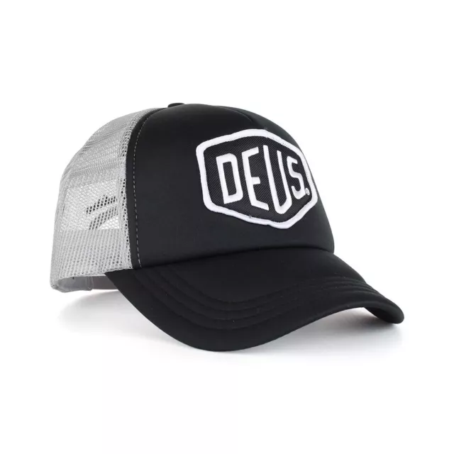 Deus Ex Machina Baylands Mesh Back Trucker Deckel - Schwarz/Grau