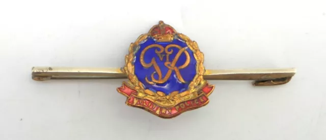 Ww1 / Wwi Military Enamel Sweetheart Brooch - Military Police