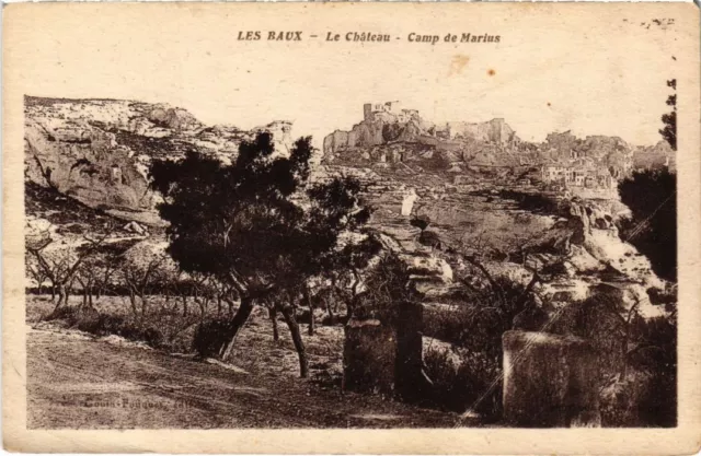 CPA LES BAUX-de-PROVENCE Le Chateau - Camp des Marius (1290259)