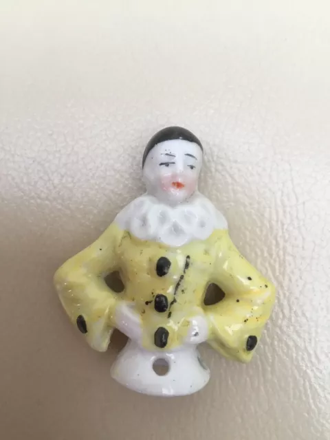 vintage/Antique porcelain pin cushion half doll Has A Number Unable To Read