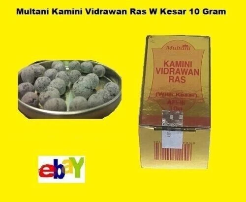 Hingula Sudha Vidrawan Ras Strong Herbal Remedies TenGram Unisex