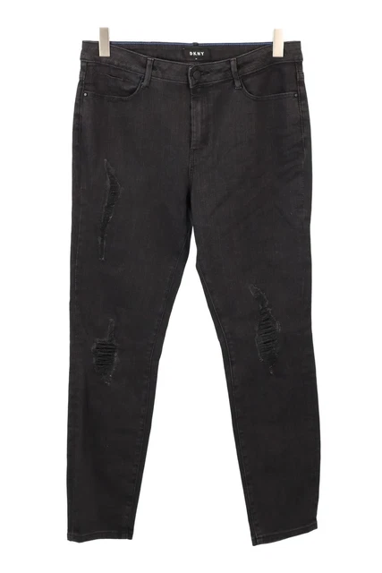 DKNY Jeans Donna Tgl 42 (30) Nero Jeans Denim