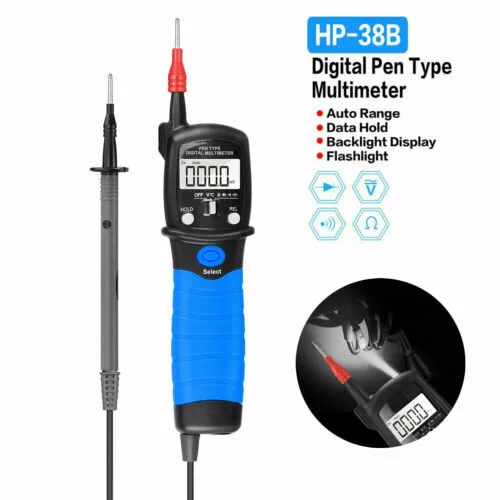 Pen Type Digital Multimeter DC AC Voltage Tester Ohm Resistance Continuity 38B