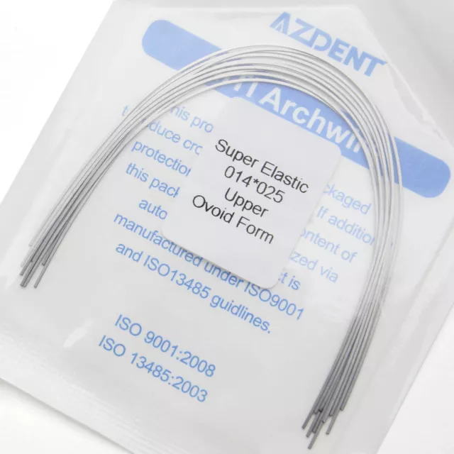 AZDENT Dental Orthodontic Super Elastic Niti Ovoid Form Rectangular Arch Wires 3