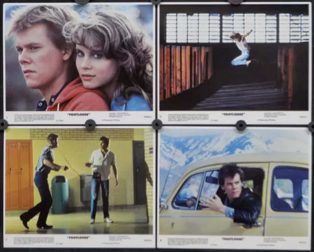 Footloose 1984 Original 8X10 Lobby Karte Set Kevin Bacon Lori Singer John