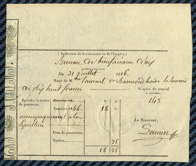 Lettre Ancienne De 1794 – Bureau Des Carrosses De Dijon à Verdun-sur-le-Doubs, Famille Legey