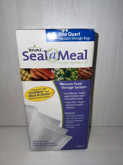RIVAL Seal-a-Meal Bags ~ (2) 11in. x 7 ft. (27.9cm X 4.27m) Rolls