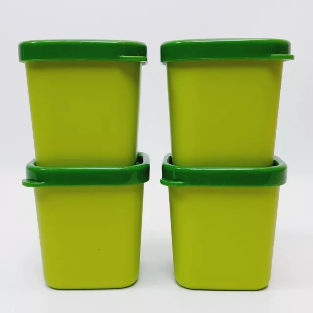 Tupperware Micro Urban MicroSteamer Ramekins Green Ramekin Container 80ml x4