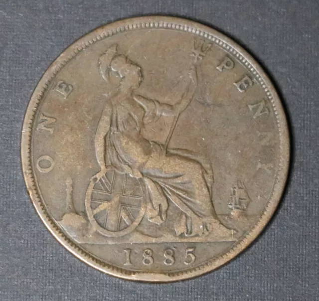 UK (Great Britain) 1885 Penny - Victoria