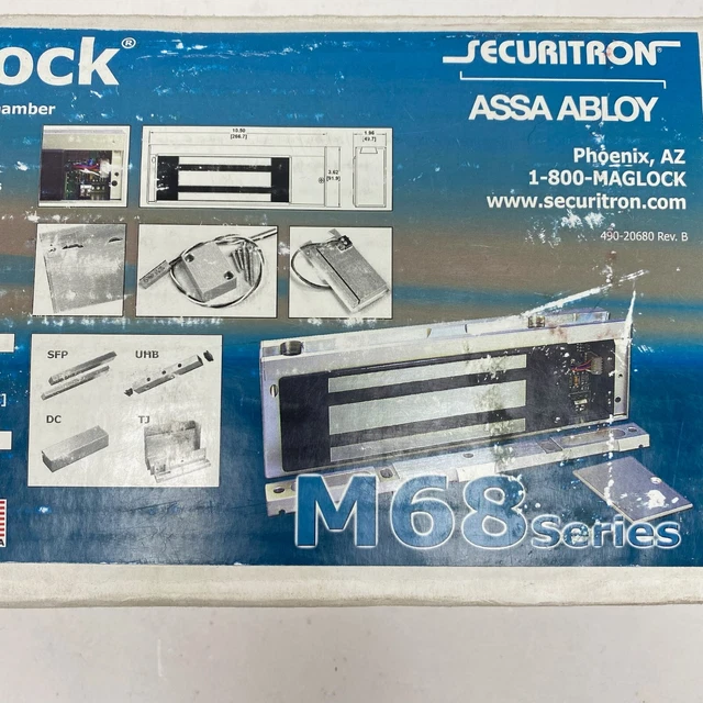 Securitron M68D 1200 lbs Magnalock, Door Position Switch, 12/24VDC