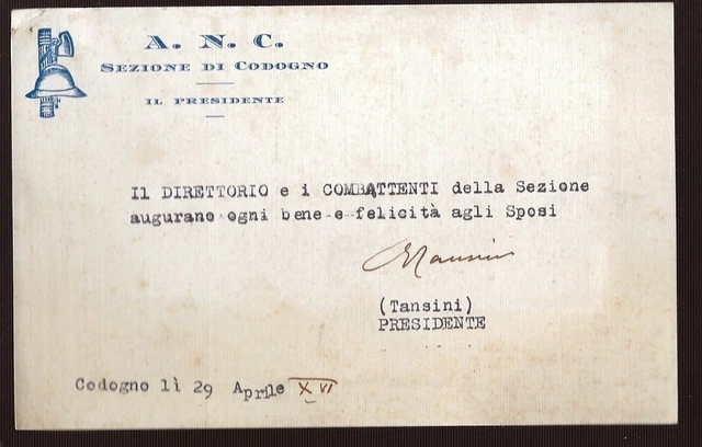 Codogno Anc 1938 Associazione Combattenti