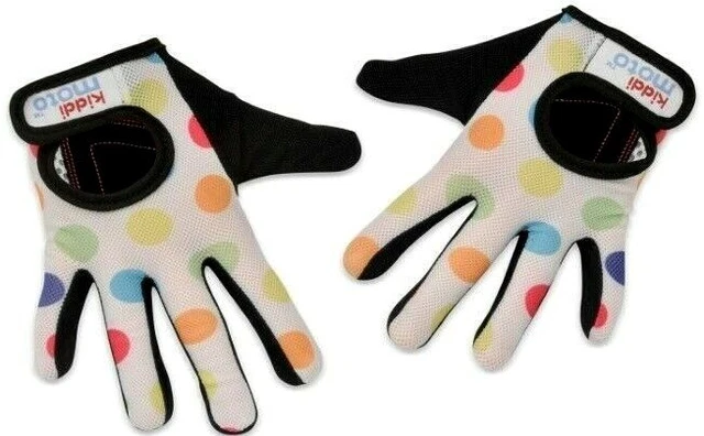 Kiddimoto kids full finger gloves Mountain Bike Bicycle BMX MTB Riding Pastel UK