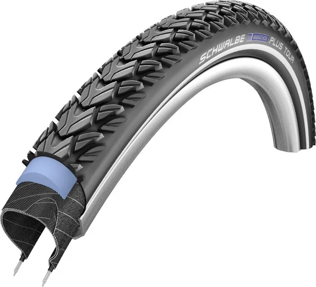 Schwalbe Marathon Plus Tour Wire 700 x 40c Schwarz/Reflex Fahrradreifen