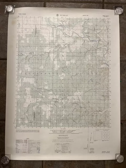 Murray Graham Breckinridge Ivan Tx US Military Topographic Maps 1970s