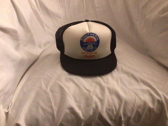 Vintage Southern Pacific Lines Trucker Hat Route of the Daylight Railroad NEW