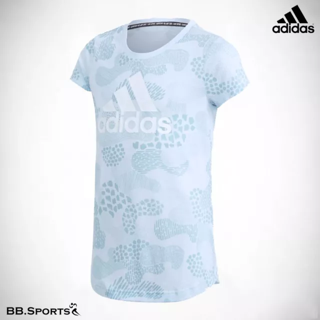VENDITA! T-shirt ORIGINALE Adidas Ragazze Età 7-8 Anni Badge of Sport® Grafica Euro 128
