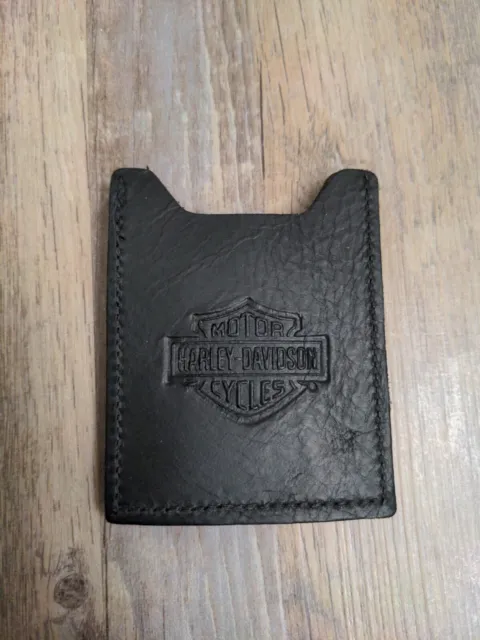 Harley Davidson Embossed Leather Credit Card/Business Card Holder