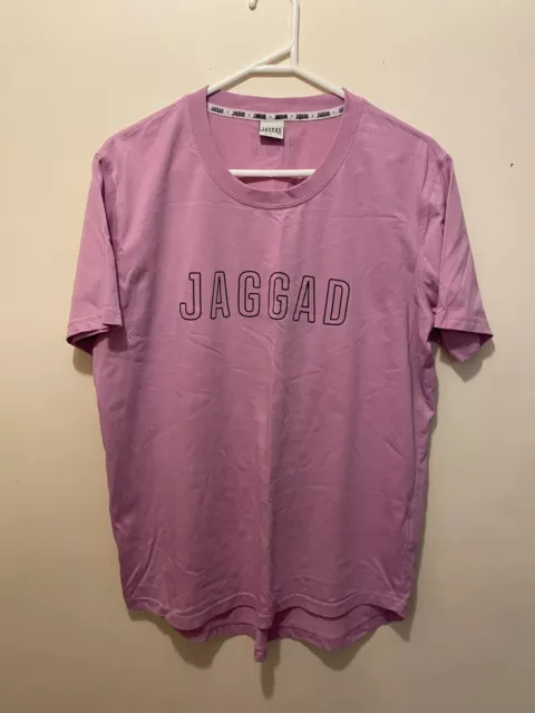 Jaggard Womens Size S Shirt Top Pink Short Sleeve Cotton Ladies Girls
