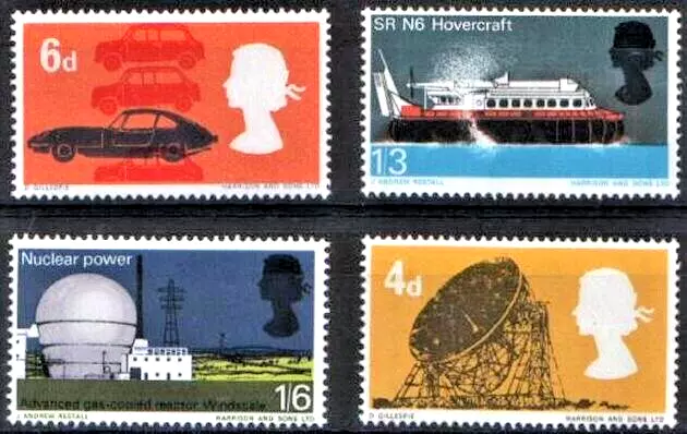 1966 Gb   British Technology Phosphor Unmounted Mint