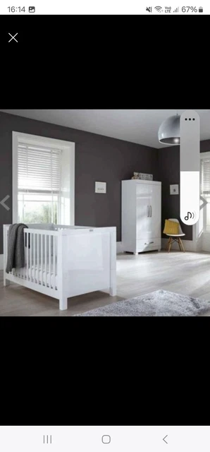 Silver cross notting hill discount cot bed teething rails