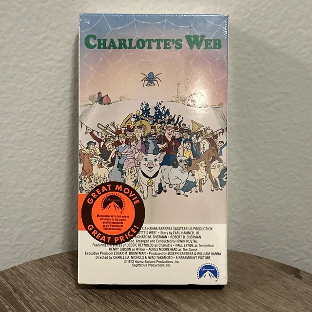 CHARLOTTE'S WEB VHS Video Tape 1972 Animated 1993, 52% OFF
