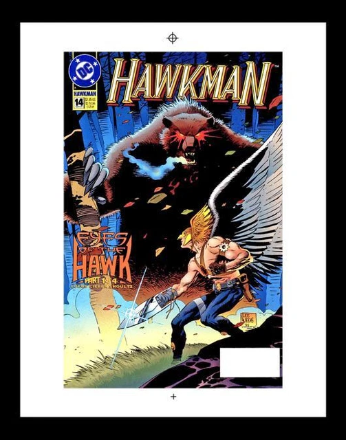 Lee Weeks Hawkman #14 Rare Production Art Cover