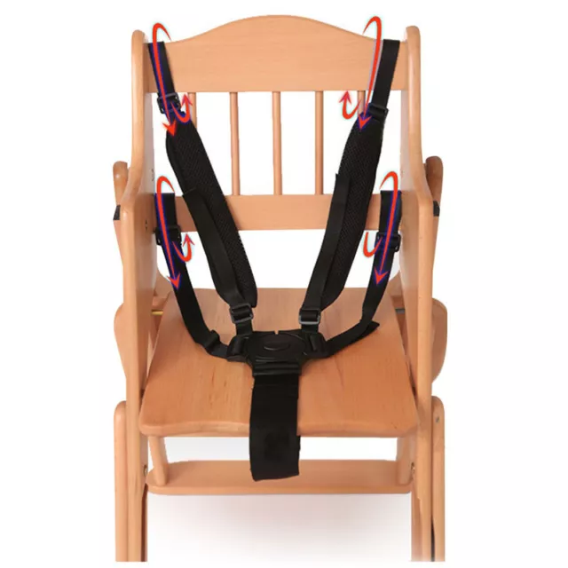 5 Point Harness Kids Safe Belt Seat For Stroller High Chair Pram  SEYB