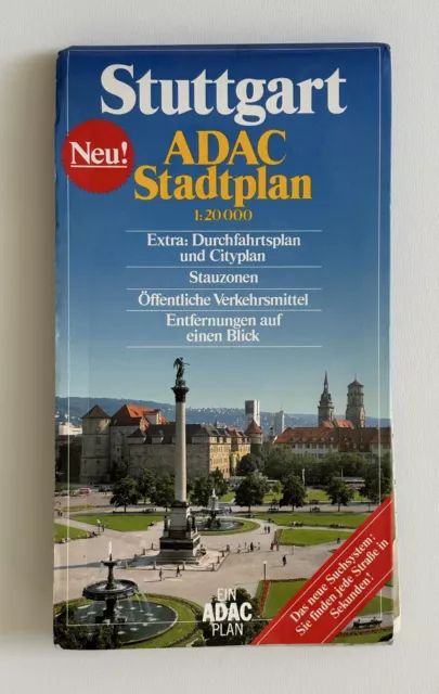 ADAC Stadtplan - Stuttgart 1:20000 - neu - Landkarte -
